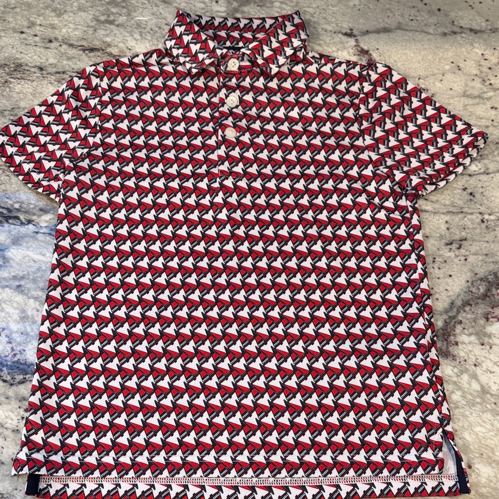 Ralph Lauren Sailboat Patterned boys polo